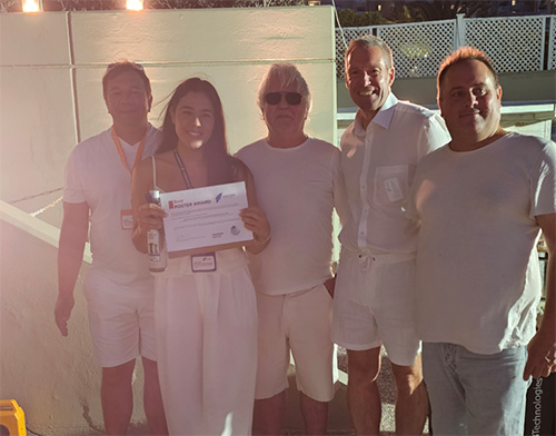ACEX2026 second place poster award winner MS. SOFIA THOMEN ROLDAN
